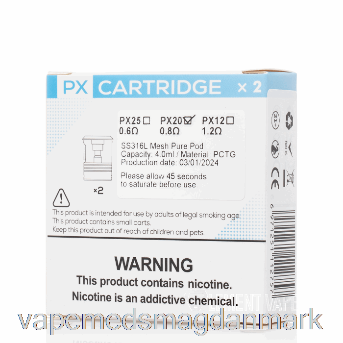Vape Væske Yihi Sxmini Puremax Px Erstatning Pods 0,8ohm Px20